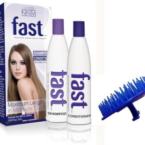 FAST SLS FREE Hair Growth Shampoo Conditioner + Scalp Massage Brush