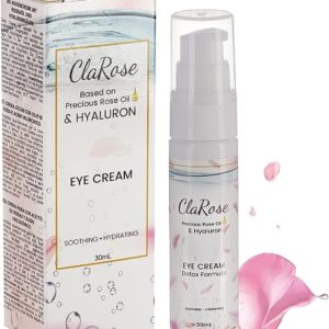 ClaRose Hyaluronic acid Anti-ageing Eye Cream with 100% Natural Rose oil