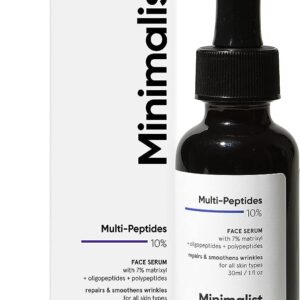 Minimalist Multi Peptide Night Face Serum for Ageless Younger Skin
