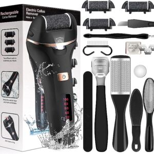 Electric Foot File Callus Remover, iToncs Professional Rechargeable Feet Callus Remover