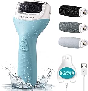 MYCARBON Electric Foot File IPX7 Waterproof Hard Skin Remover