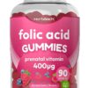 Folic Acid Gummies 400 mcg | 90 Vegan Gummies